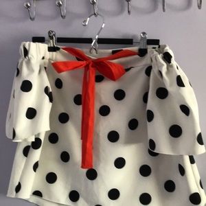 Zara off the shoulder blouse